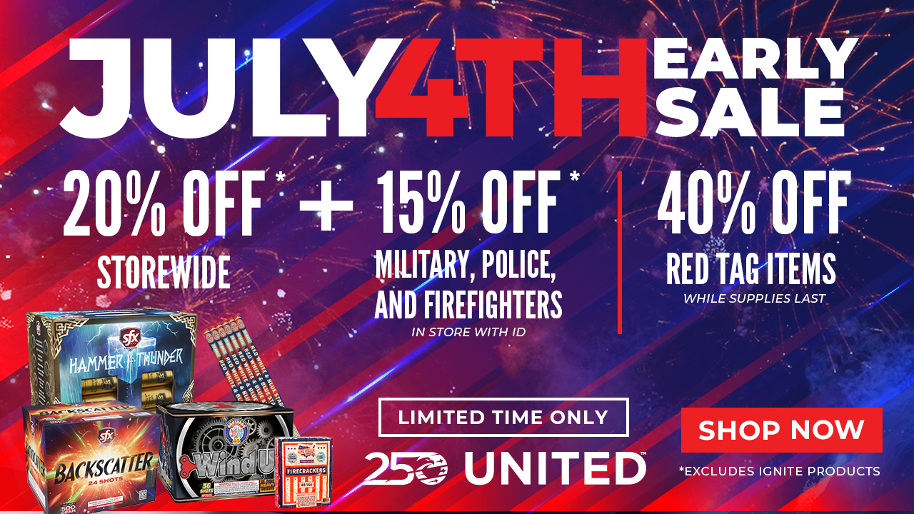 Shop Our July 4th Early Sale!